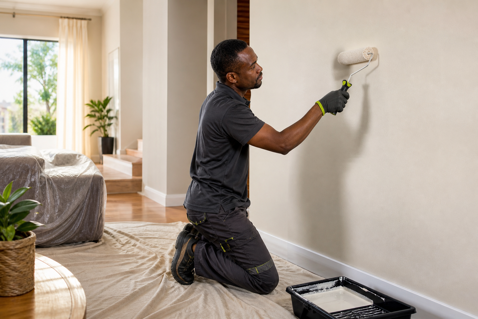 Professional interior painting by Amadunge